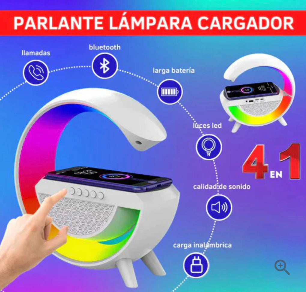 Light Speaker™ Con Cargador Inalámbrico